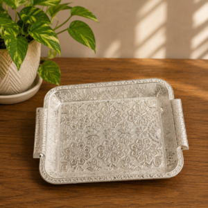 Handcrafted decorative wedding tray for pooja, gifting and parties