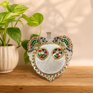 Handcrafted traditional kumkum sindoor box holder for puja rituals and gifts