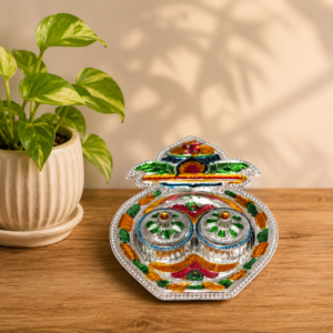 Handcrafted traditional kumkum sindoor box holder for puja and return gifts