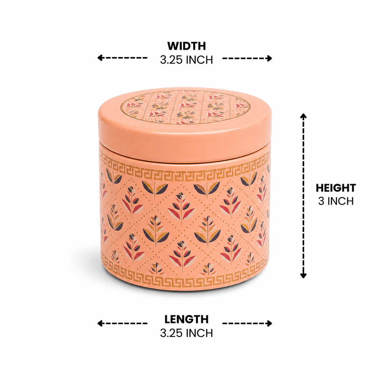 3 Inch Printed Airtight Tin Container for Return Gifts and Storage