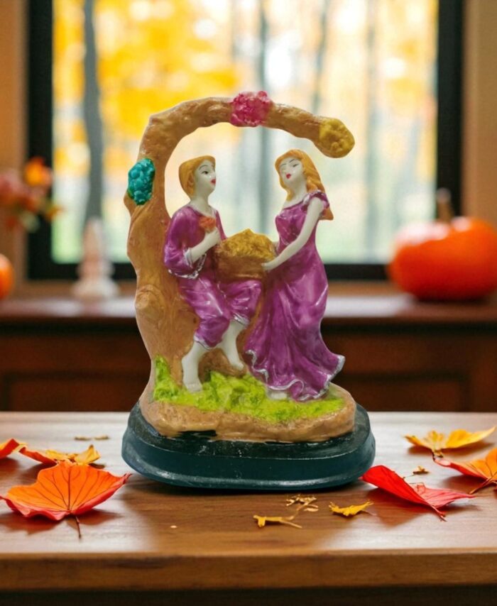 Cute Boy Girl Love Pair Statue – Romantic Couple Figurine for Home Decor and Gift