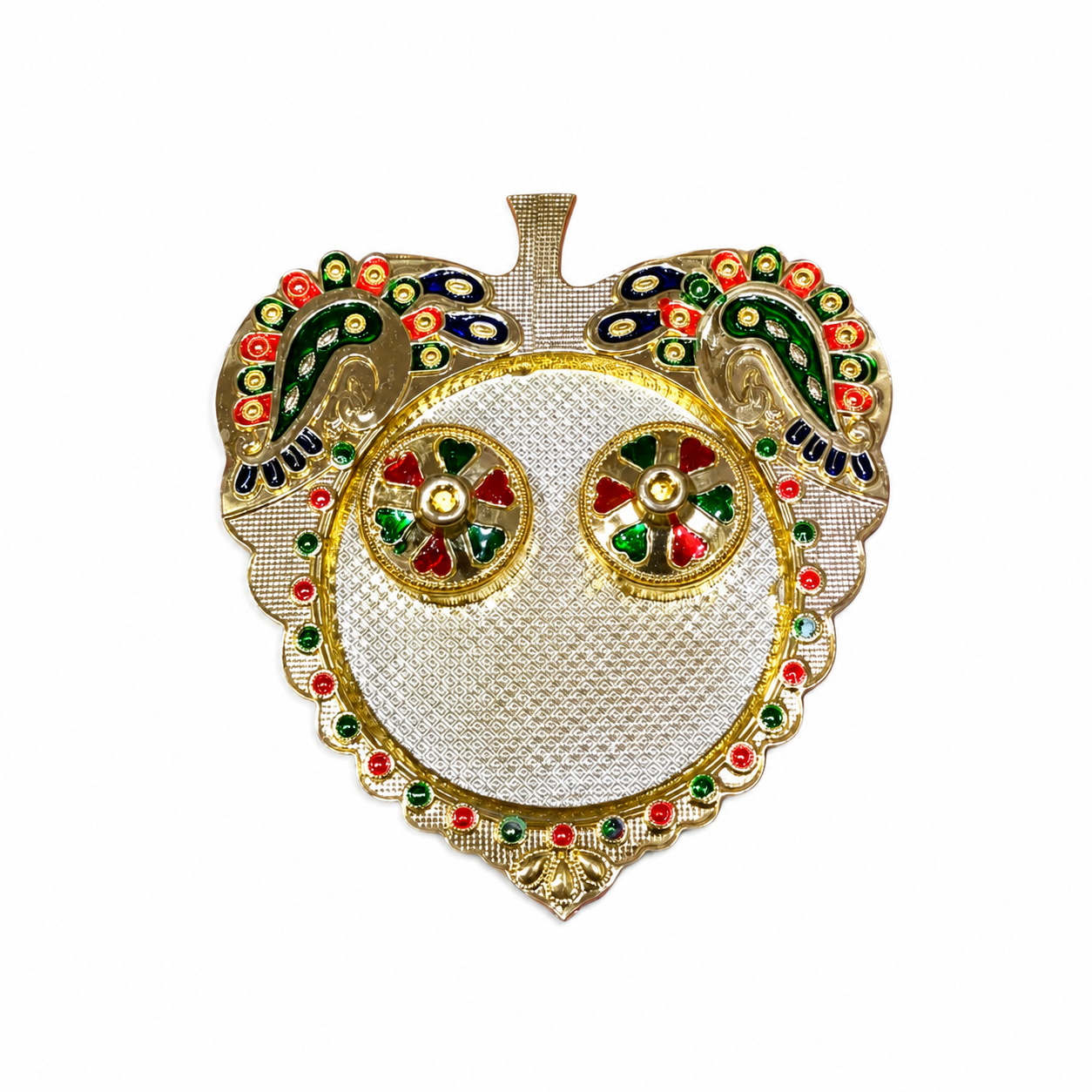 Handcrafted traditional kumkum sindoor box holder for puja rituals and gifts