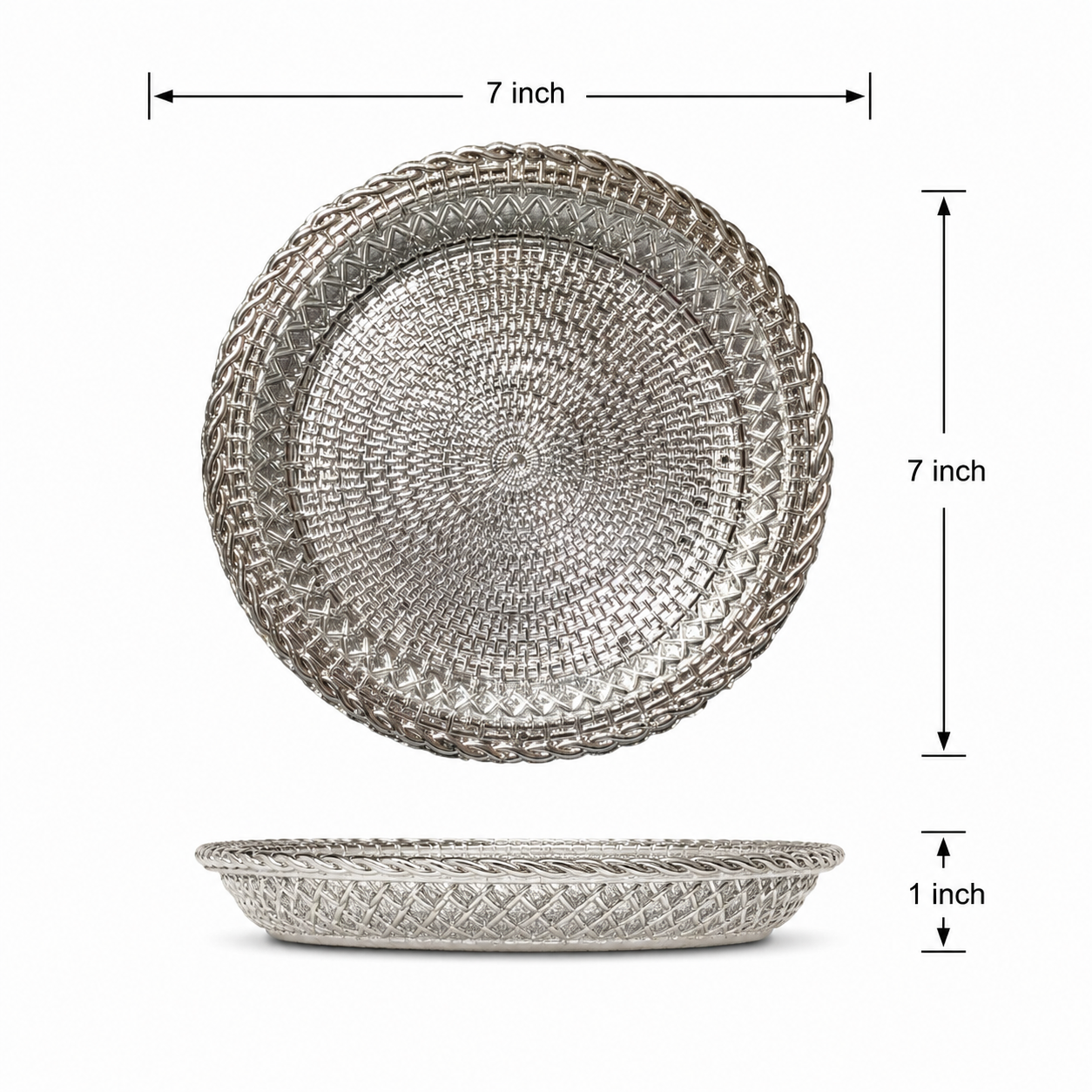 Multipurpose Wedding Tray and Pooja Decorative Plate for Functions & Parties