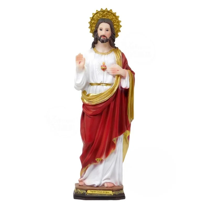 Jesus Christ Big Statue – Catholic Christian Religious Figurine for Wall or Table Décor