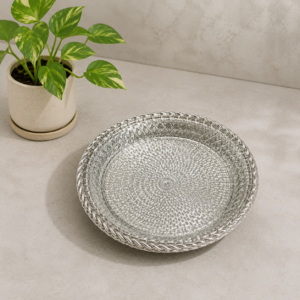 Multipurpose Wedding Tray and Pooja Decorative Plate for Functions & Parties