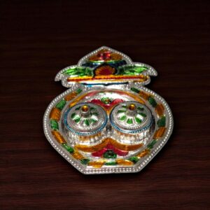 Handcrafted traditional kumkum sindoor box holder for puja and return gifts