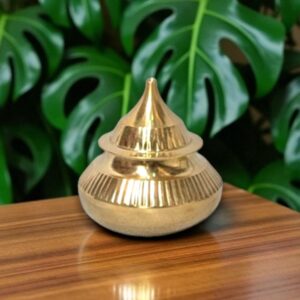 Traditional Brass Kumkum Box for Pooja and Return Gifts